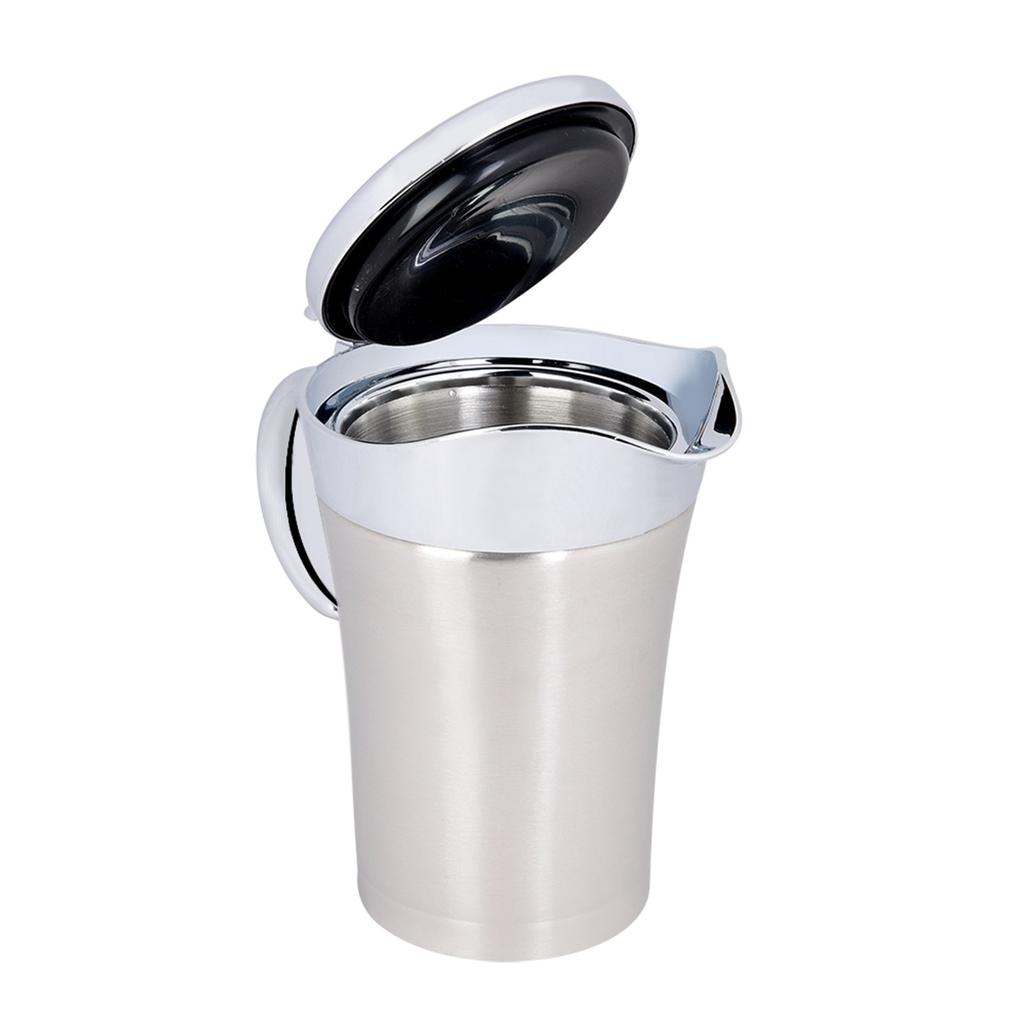 304 Stainless Steel Thermal Insulated Double Wall Sauce Gravy Boat Pot Serving Jug(S,450ml)