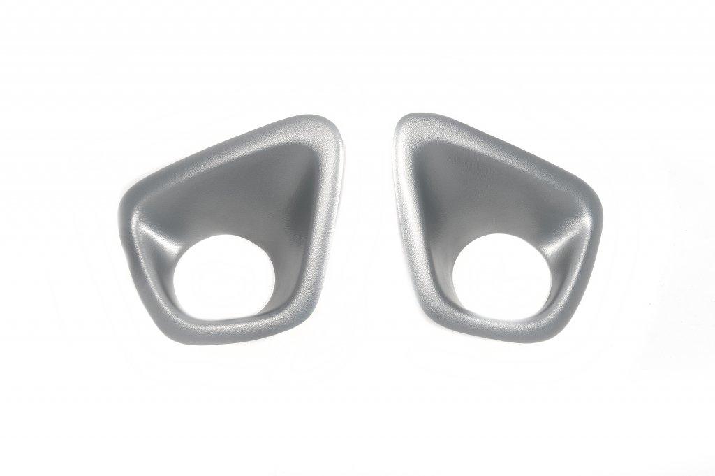 Накладки на противотуманки (2 шт, ABS) для Dacia Duster 2008-2018 гг