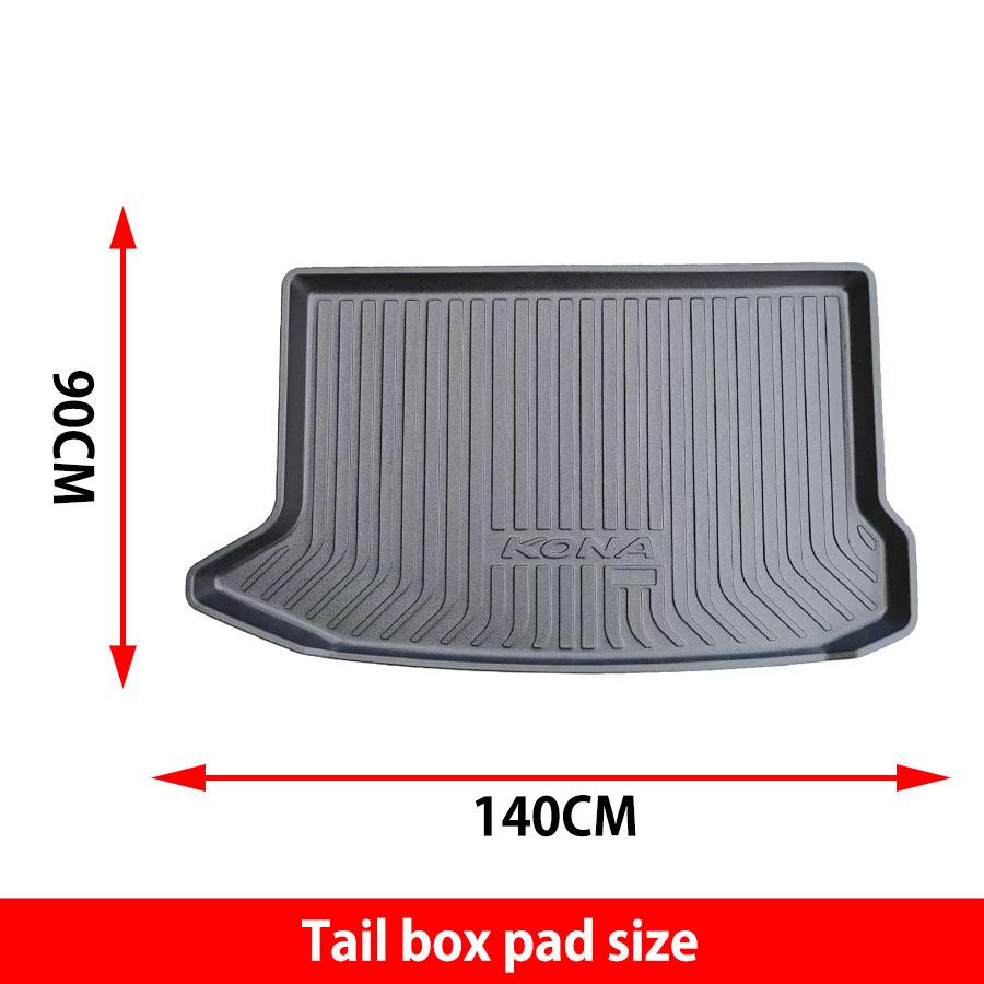 Durable Eco-friendly TPE Trunk Mat for 2018-2023 Hyundai Kona