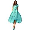 Elegante Abito Lungo da Donna con Opzioni Colorate in Tessuto Misto Cotone per l'Estate