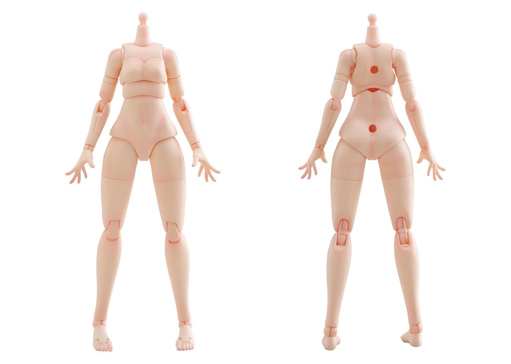 Aoshima Bunka Kyozai Kemonopla Human Parts Set ABS Plastic Model (AOSHIMA) No. KO-01R [Color A] Non-Scale, Approx. 135mm, & PVC, Pre-Colored