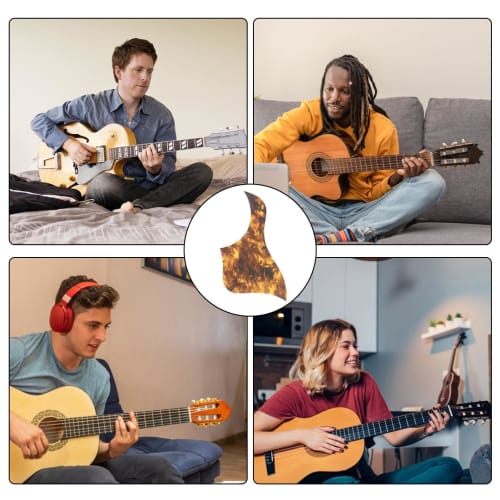 Guitar Pickguard Sticker, Adhesive Pickguard - Acoustic Guitar Pickguard Multi-Purpose Guitar Protective Guard Anti-Scratch Guard Plate | Wear-Resista