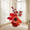 DIY Artificial Pumpkin Flower Bonsai Style Autumn Harvest Decoration  Office Desktop