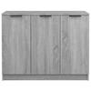 vidaXL Sideboard Grau Sonoma 90,5x30x70 cm Holzwerkstoff