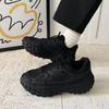 Luxury Brand Designer Dad's Shoes Couple Tire Platform Heightened Tank Shoes Breathable Casual Women's Large Size Sneakers