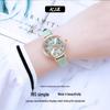 Simple Waterproof Quartz Watch for Girls: Luminous, Time & Calendar Display, Perfect for Primary To High School Students