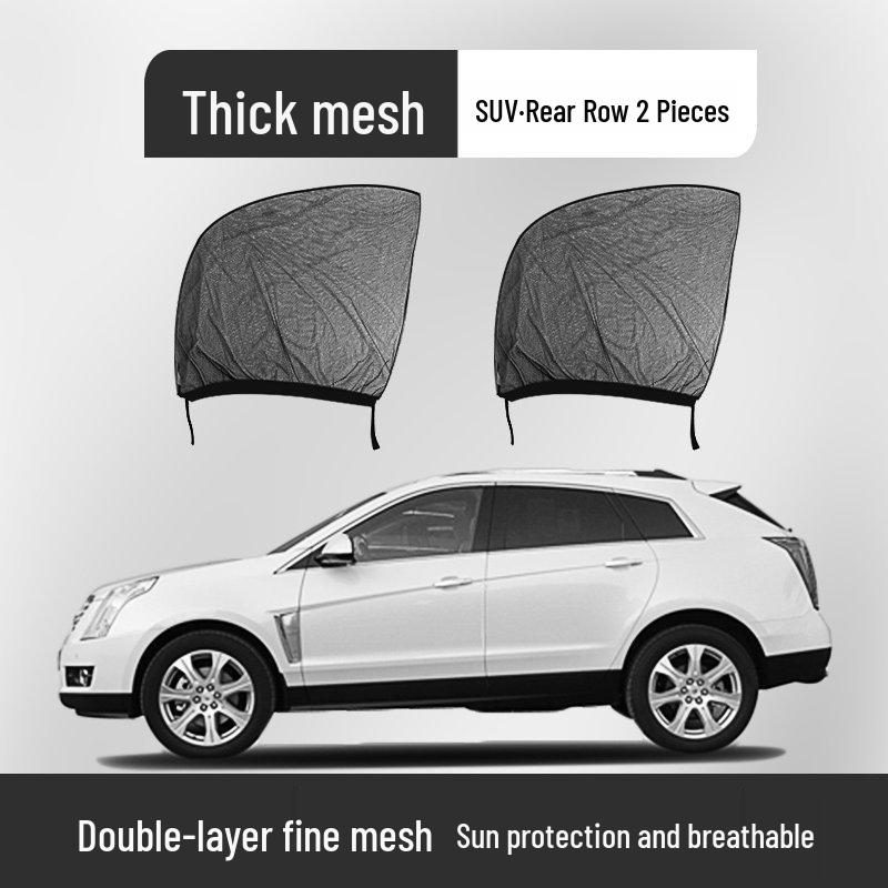 Car Window Sun Shade & Mosquito Net: Anti-Insect Mesh Screen for Sun Protection