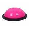 Yoga Semi-Circular Balance Ball: Thickened, Explosion-Proof Pilates Fitness Ball with Striped Wave Design.