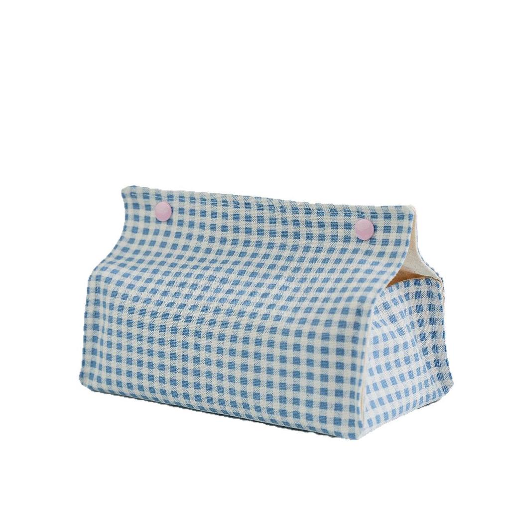 Stylish Cotton & Linen Tissue Box Cover for Living Room, Coffee Table, or Car