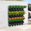 36-Hole Vertical Wall Mounted Planter Set, Large Capacity Self-Watering Garden Growing System, Wall Hanging Planting Baskets