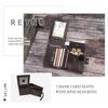 Retro Crazy Horse Leather Men's Wallet Buckle RFID Anti Theft Brush