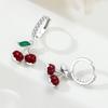Light Luxury Exquisite Earrings Snowflake Cherry Musical Elephant Design Fashion Ear Drops