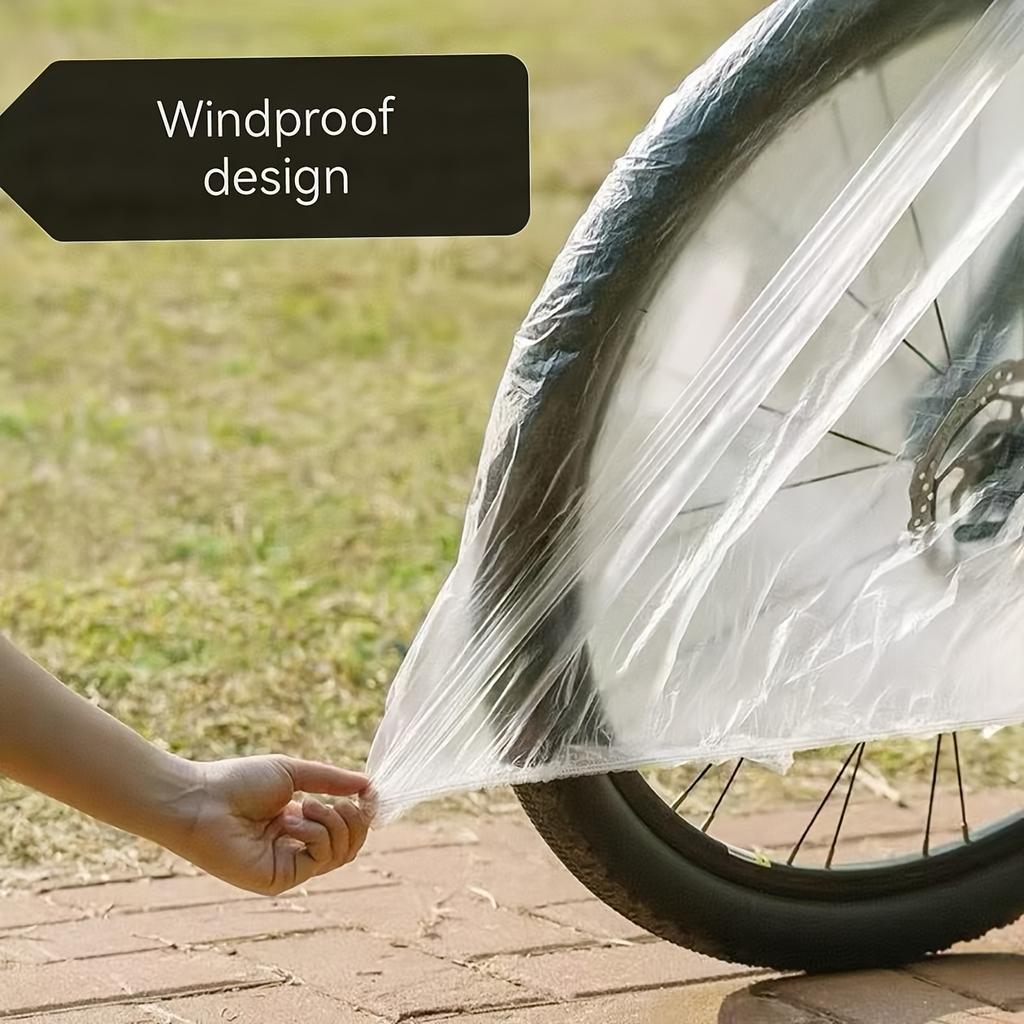 Two and a half durable bike covers, suitable for bicycles, providing protection against dust, water, sun and rain.