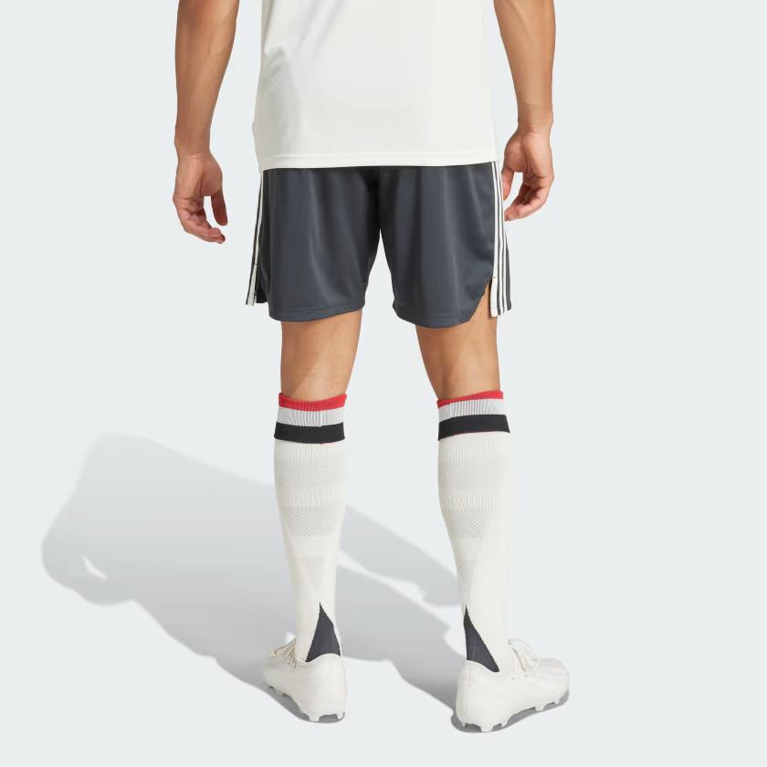 Adidas Originals SS24 Manchester United Series Elastic Casual Printed Football Pants Men Bottoms Carbon IY7807