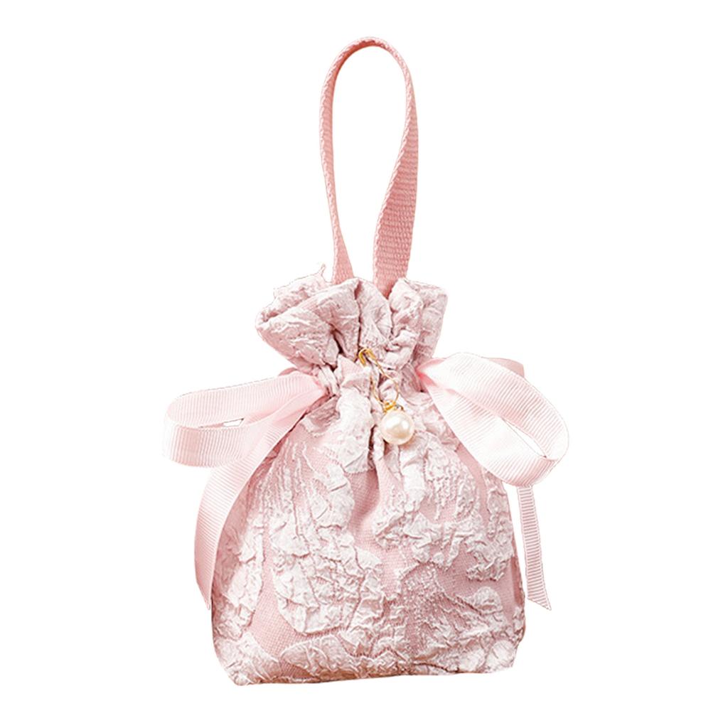 1PC Fabric Bag Traditional Chinese Wedding Drawstring Candy Gifts Packaging Bag For Wedding Birthday Party Decor Jewelry Pouches