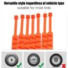 10PCS Anti-Skid Snow Chains for Motorcycles Bicycles Winter Tire Wheels Non-slip Cable Ties Motorbike Emergency Tire Chain Tool