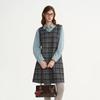 Eiaenlei Ar_Plaid V-Neck Sleeveless Dress