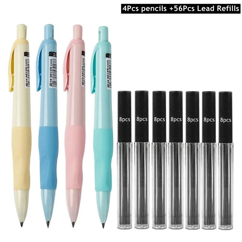 Adorable Dolphin 2mm Mechanical Pencils Collection Carpenter Drafting HB Pencil 20 Mm for Drawing Writing Sketching Kawaii School Supplies