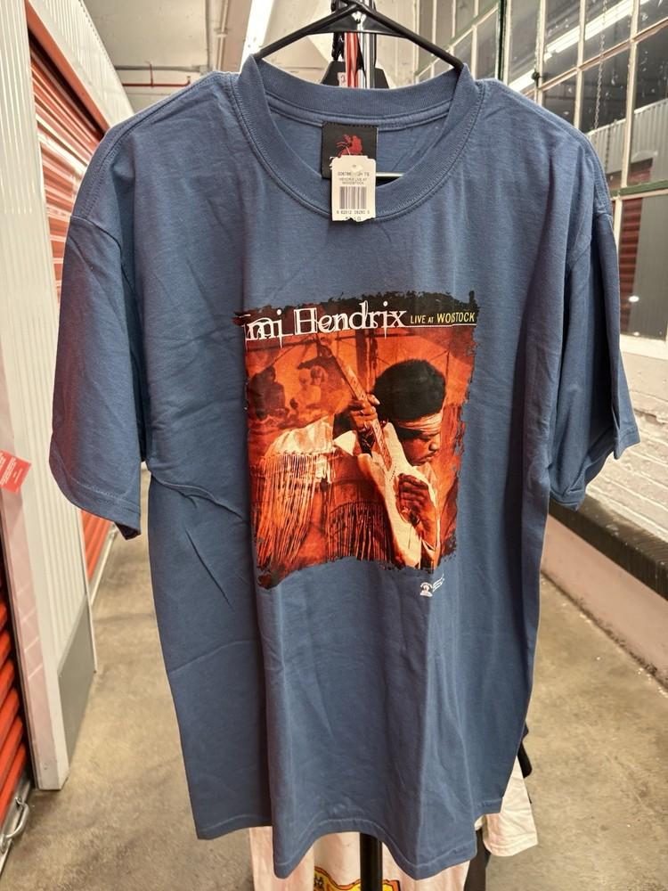 Vintage Jimi Hendrix Woodstock Mens Shirt Large Zion Y2K New With Tags Unisex T-Shirt XL