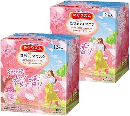 

Маска для глаз Megrhythm Sakura Hot с паром 12 шт. x 2 шт. Освежите свой разум с помощью перерыва и времени на отдых [Набор 2]