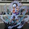 Statue One Piece Nika Luffy Effets Spéciaux Flash Figurine Anime Modèle de Collection Jouet Ornement Poupée Enfants Cadeaux de Noël GK avec Adapté aux Enfants