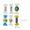 Glass Candy Figurines Vibrant Colored for Living Room Bedroom for Decoration