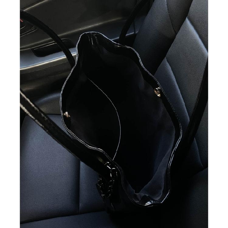 Solid Color Bag Handbag for Girl Women Large Capacity Shopping Bag