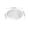 5PCS Durable Plastic Plant Saucer 6/8/10 Inch Round Drip Plant Trays Flower Pot Tray Indoor Outdoor Home Garden Supplies