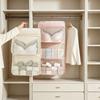 Hanging Underwear Organizer With Zipper Pockets Bras Socks Briefs Closet Storage Bag