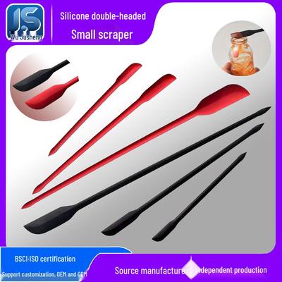 Mini Silicone Double-Ended Spatula Set - 3-Piece for Baking, Jam Spreading, and Scraping