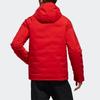 Adidas 3-Stripes Down Hooded Puffer Jacket Men Outerwear Light-Crimson DM1971