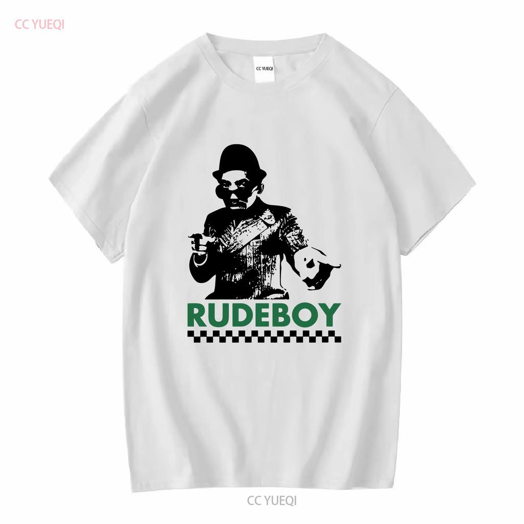 Rudeboy Laurel Aitken Reggae T Shirt Ska Music Skinhead Lee Scratch Perry Long or Short Sleeves Vintage Washed Unisex Slightly