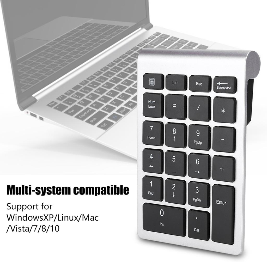 RF304 22 Keys Numeric Keypad USB 2.4G Wireless Mini Keyboard with Receiver