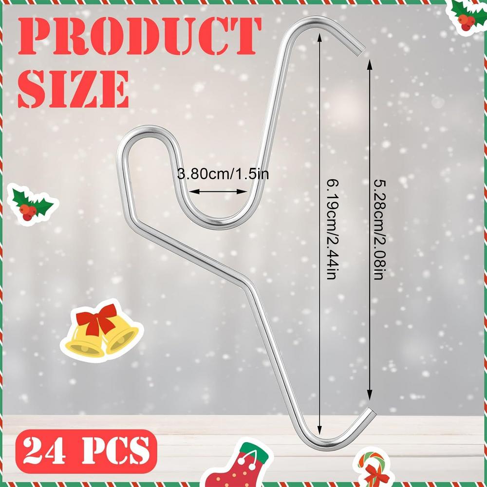 

Brick Wall Hangers 24-Piece Stainless Steel No-Drill Wall Brick Hangers No Drill Outdoor For Indoor Garden House Fireplace