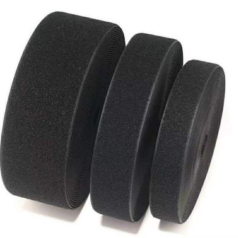 5Meters/Lot Sew On Hook and Loop Tape Non-Adhesive Fastener Tape 16/20/25/30/38/50mm Nylon Strips Fabric Tape DIY Crafts