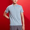 Anta Comprehensive Training Series Fitness Leisure Sports Short Sleeve Polo Shirt Couple Style Wall Gray Men Polo Shirts 95027162-2