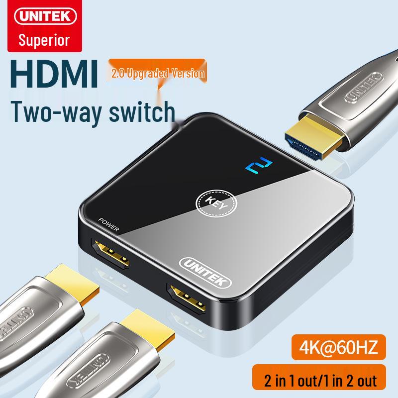 

Yueyezhe HDMI 2.1 Bidirectional 4K Switcher DisplayPort чорний