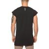 Men's Muscle Sleeveless Slim-Fit Cotton Tank for Fitness