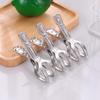 6Pcs Clothes Clips Stainless Steel Opening Clip Hanger Retainer Beach Towel Clips Keep Your Towel Clothes From Blowing Away Windproof Clip