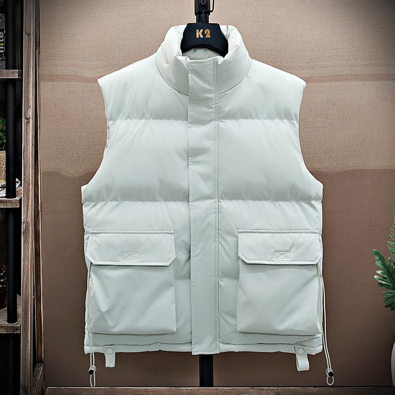 2025 new vest men's cotton vest vest vest thermal vest youth sleeveless sports jacket men's top men's
