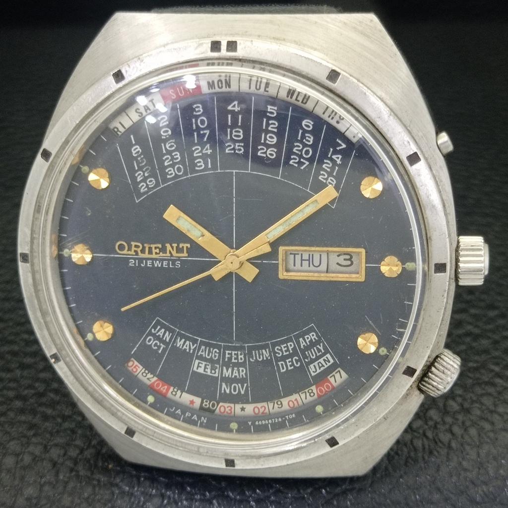 ORIENT 100 YEARS AUTOMATIC VINTAGE JAPAN MENS ORIGINAL DIAL WATCH a703126-1 R213-a703126