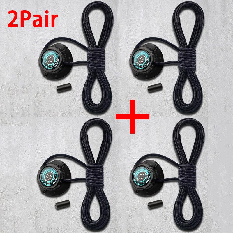 Kit di Lacci Rotanti Senza Nodo Sci-Fi Quick-Lock Lacci Pigri Sistema di Sostituzione Durevole per Scarpe da Esterno e Sportive Adulti Bambini Unisex