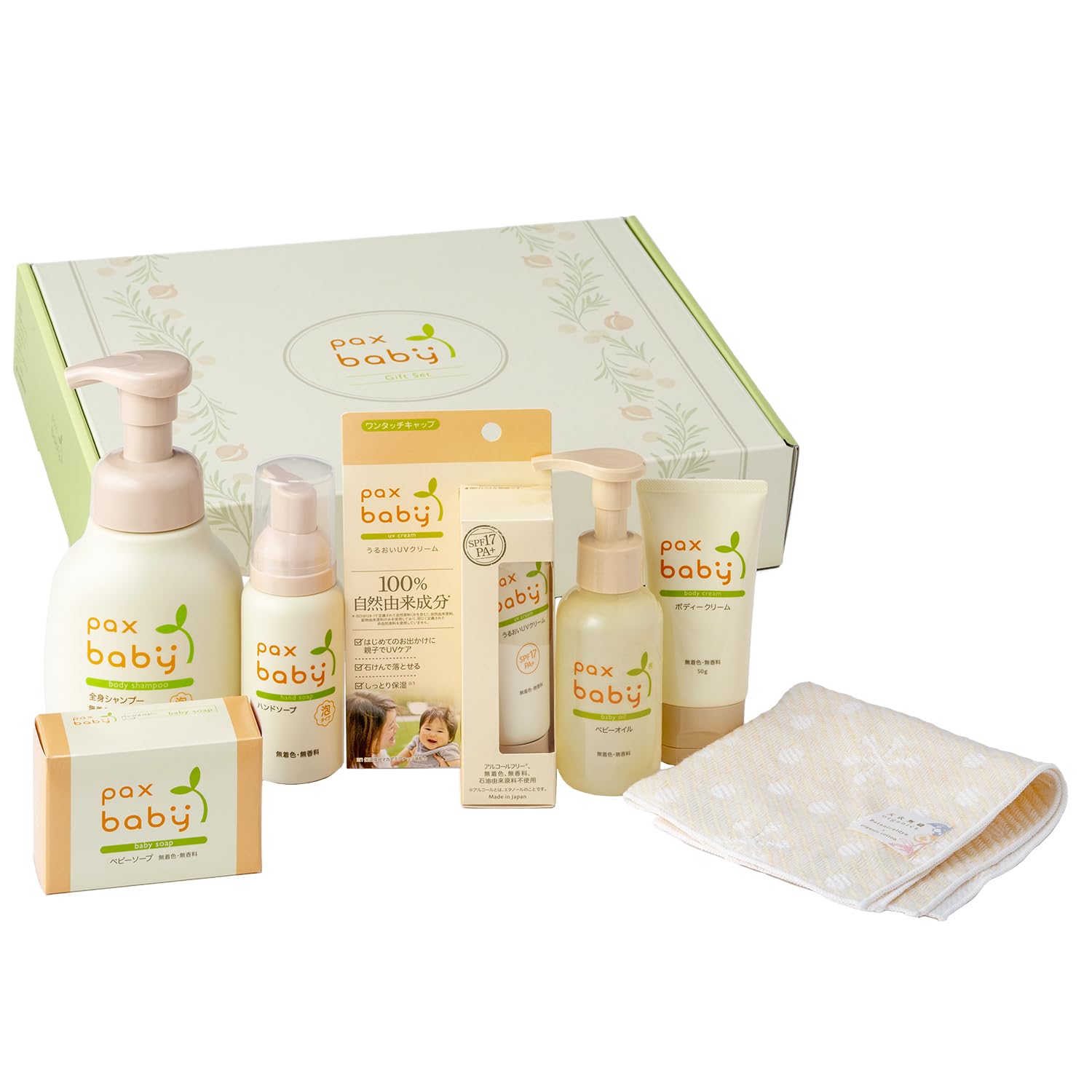 

Подарочный набор для малыша Pax Baby Подарок на бэби шауэр Уход за кожей Органический Масла Taiyo Без добавок