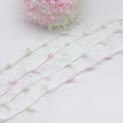 50g Knitted Clothing Accessories DIY Weaving Feather Bean Thread Multi Color Mixed Cute Feather Craft Material
