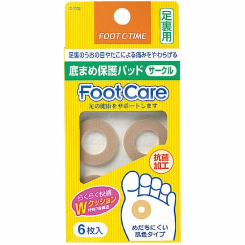 Kokubo Foot Care Blister Protection Pads (Circle) 6 Pads X 6 Packs