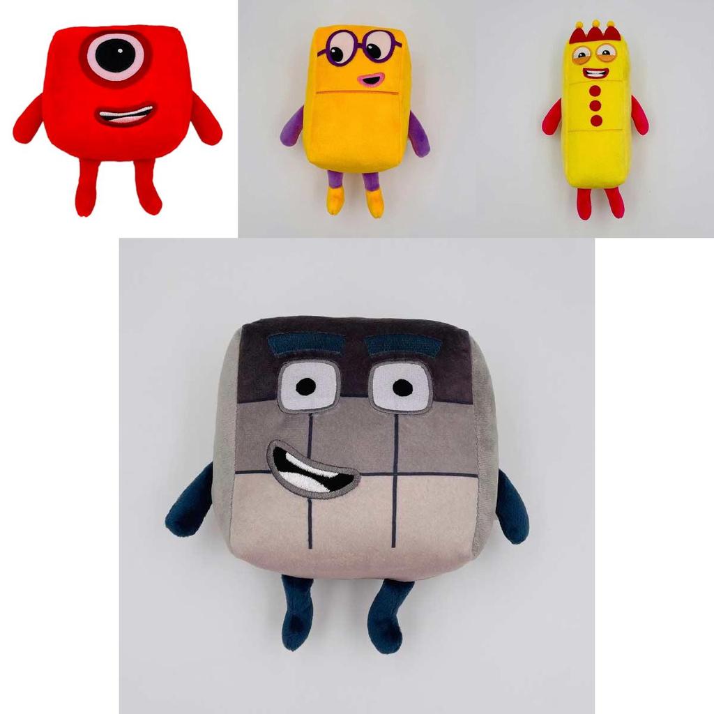 Numberblocks Plüschpuppe Weiches und niedliches Stofftier für Kinder Bildend und lustig
