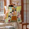 C-Chibimaruko Chan Cushion Cover Pillowcase Upholstery Sofa Throw Pillow Home Decor Pillowcas
