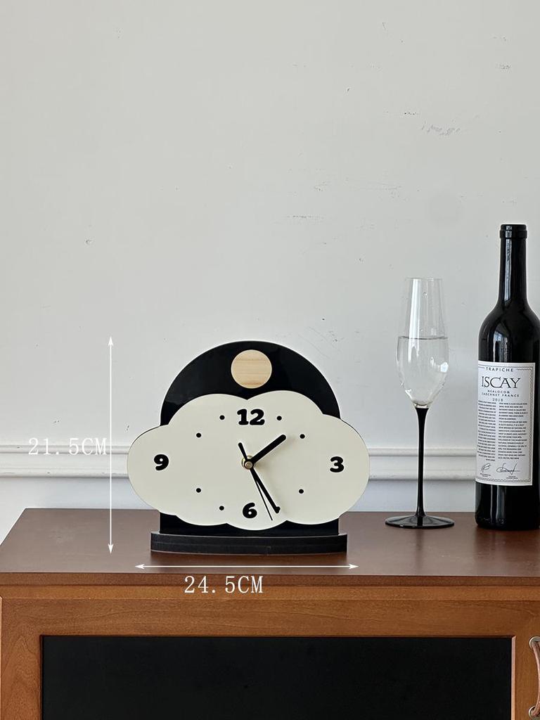 Retro Vinyl Record Wall & Desk Clock for Living Room or Office Decoration