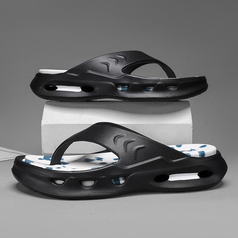 Men's Slippers Flip Flops Summer New Thick Sole Clip Toe Lightweight and Comfortable Casual Sports Beach Slippers