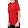 adidas T-shirt damski z okrągłym dekoltem i krótkim rękawem z nadrukiem graficznym Czerwony FT2929